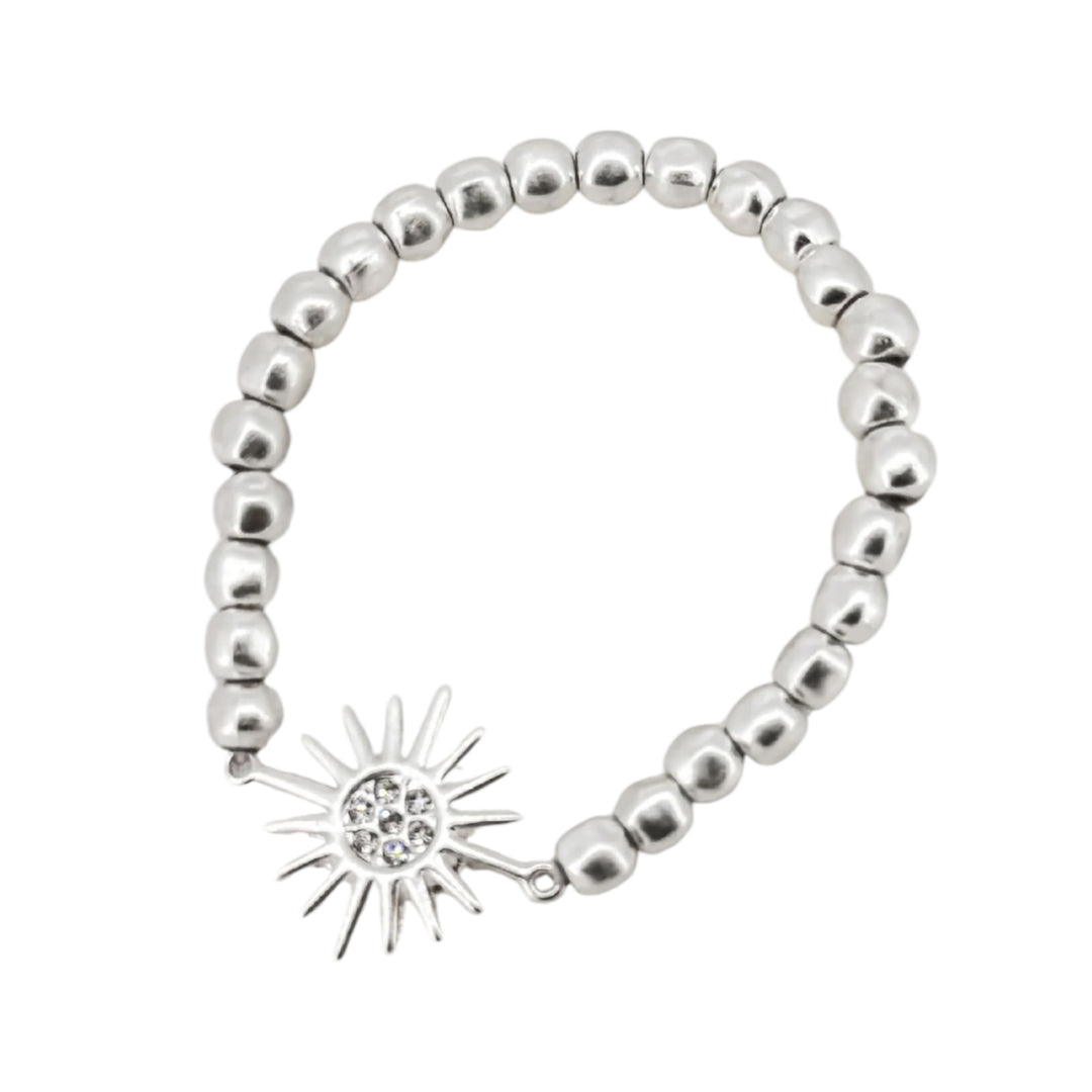 Envy Stretchy Star Bracelet Silver