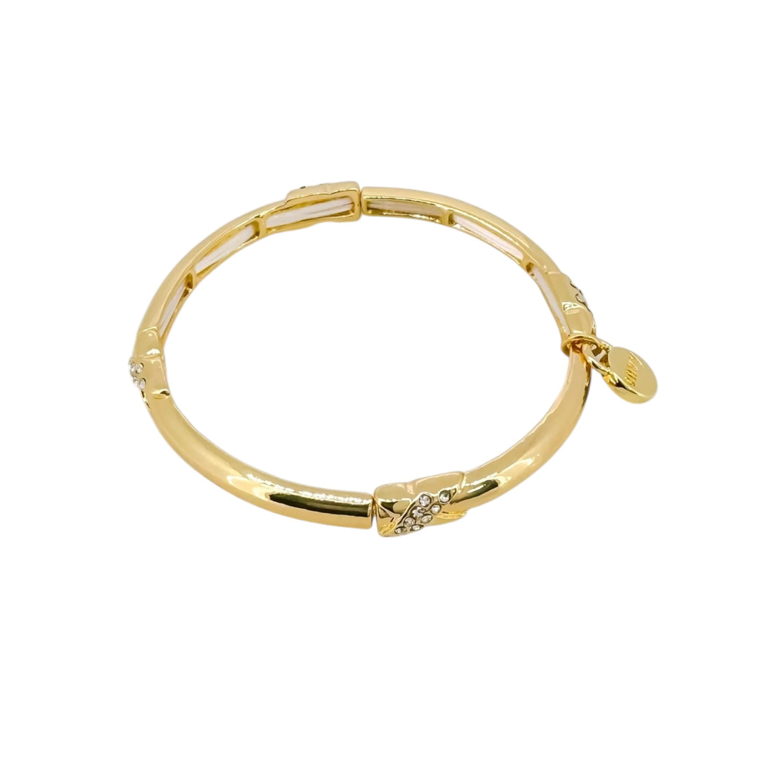 Envy Stretch Bracelet with Cristals Gold