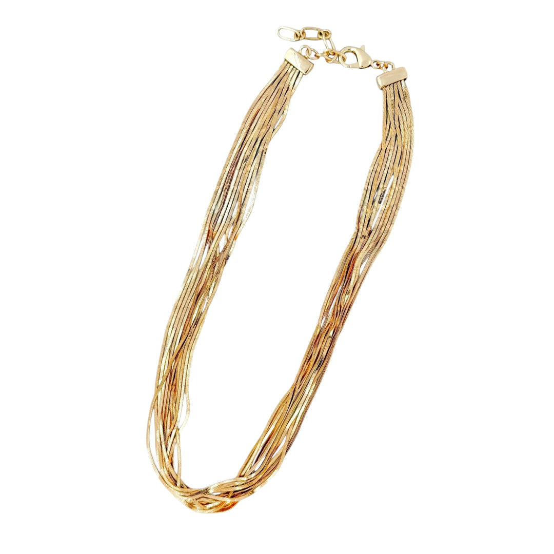 Envy Multi Strand Necklace Gold