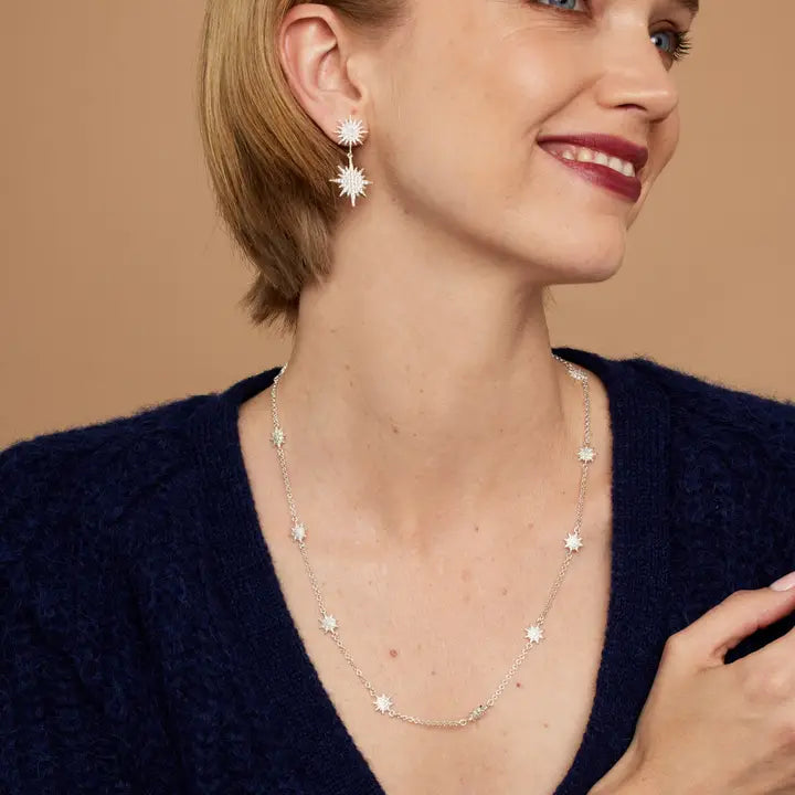 Ashiana Constellation Necklace Silver