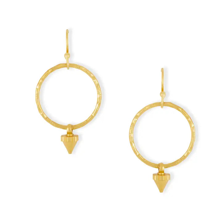Ashiana Camden Gold Hoop Earrings