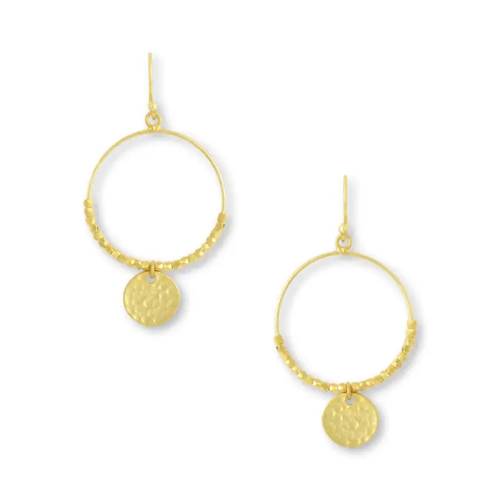 Ashiana Dominique Mini Hoop Earrings Gold