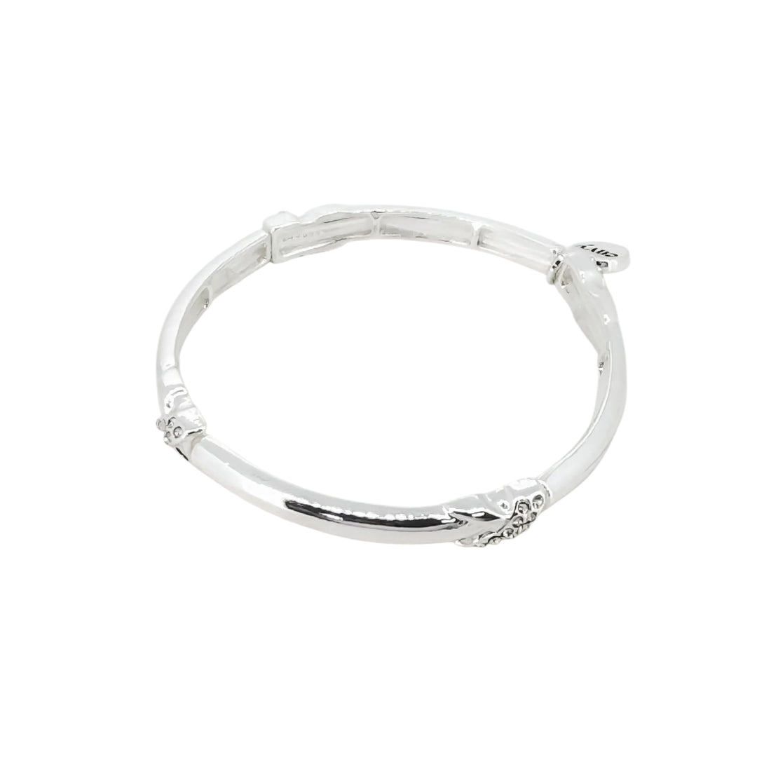 Envy Stretch Bracelet with Cristals Silver
