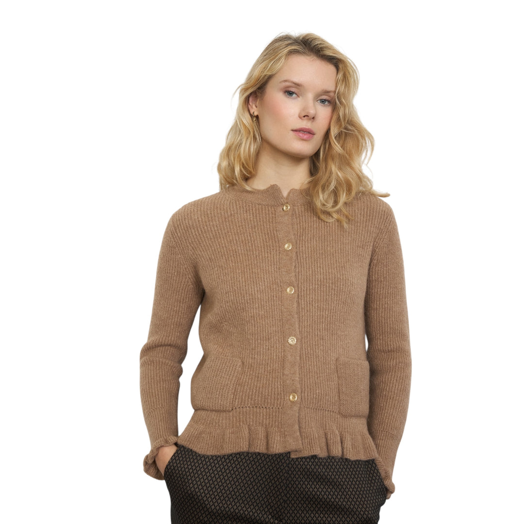 Bariloche Romeral Cardigan Camel