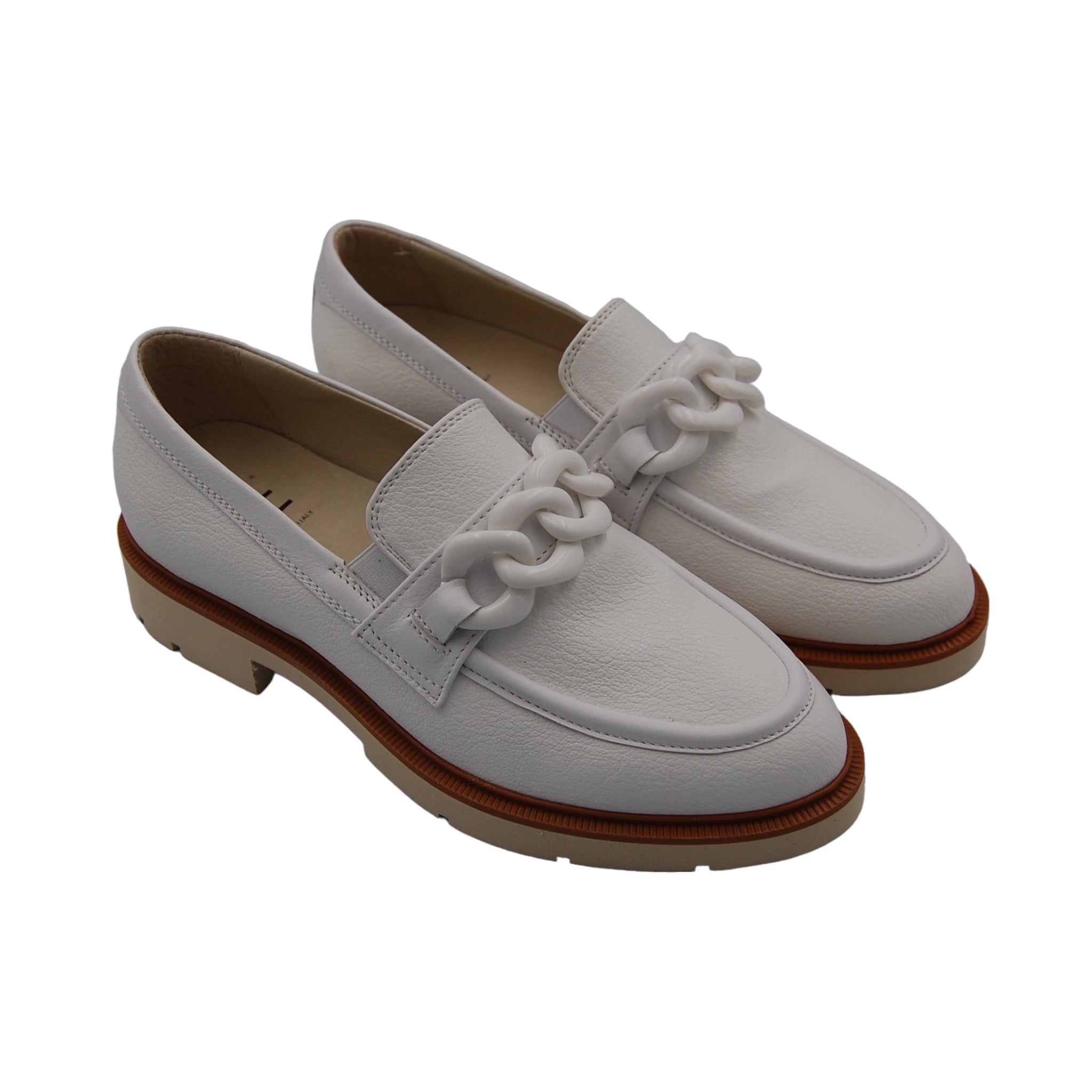 DL Sport Chain Loafer White – Secret Boutique - Main Image