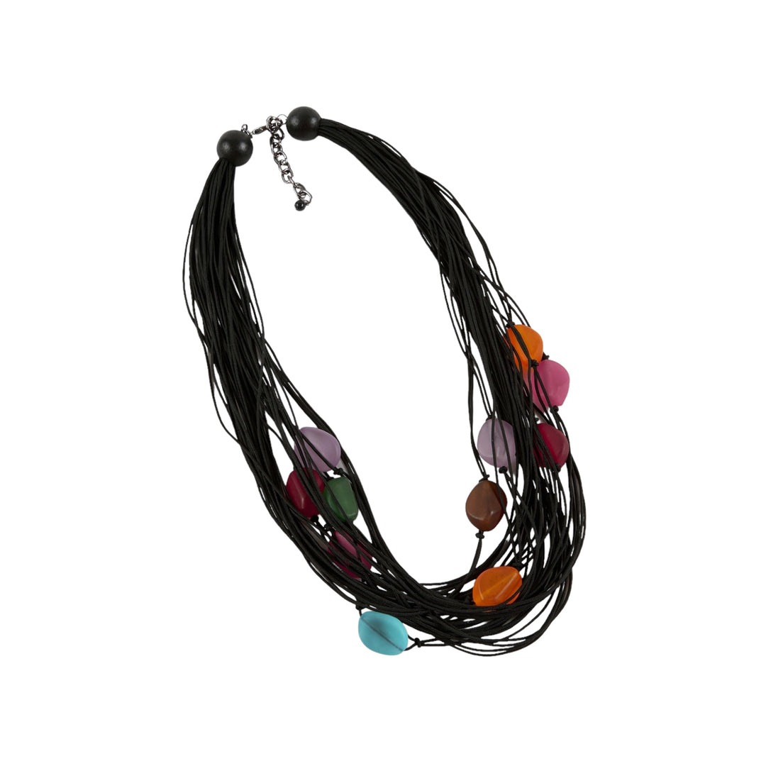 Dante Long Multistrand Beaded Necklace