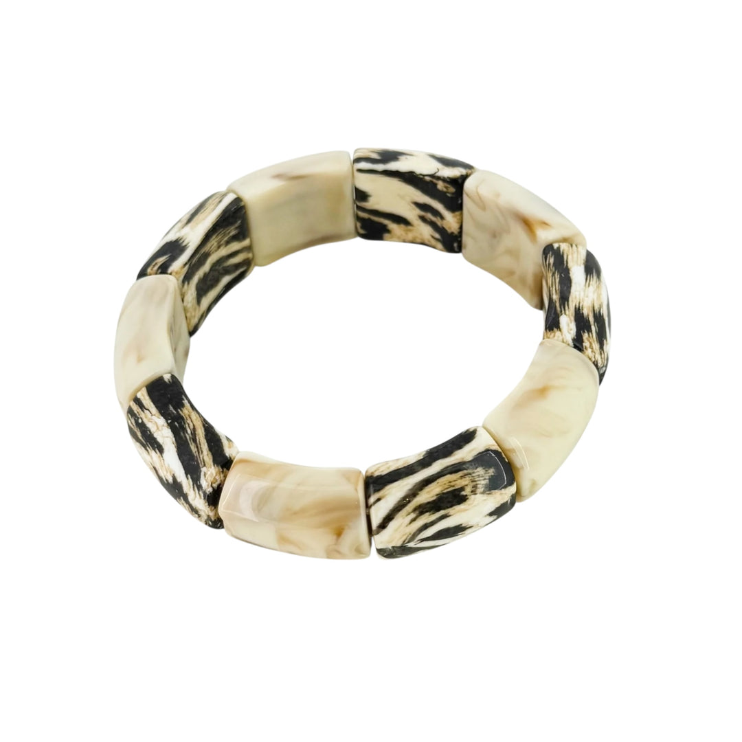 Envy Chunky Stretch Bangle Cream