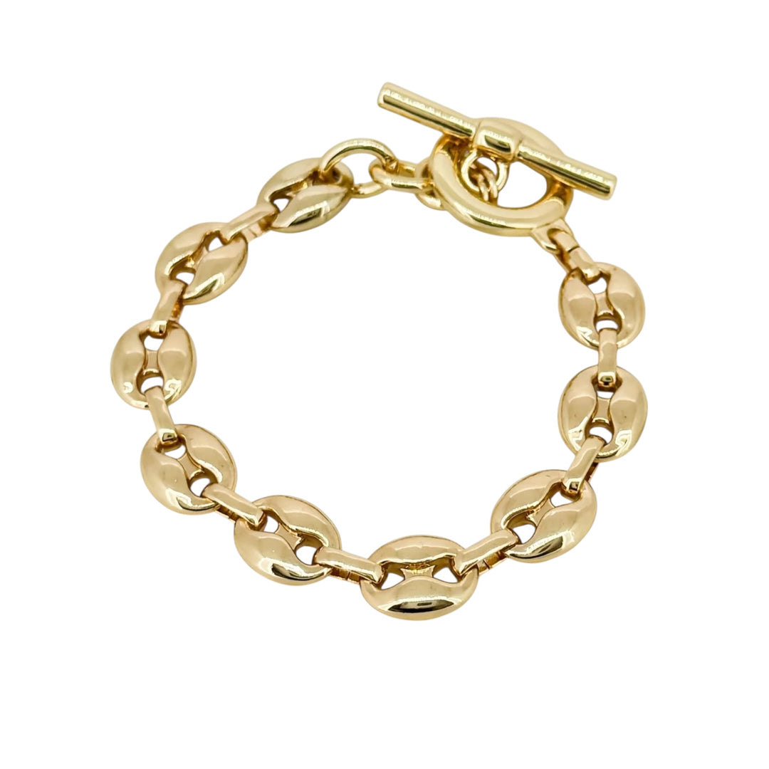 Envy Coffee Bean Bracelet Gold