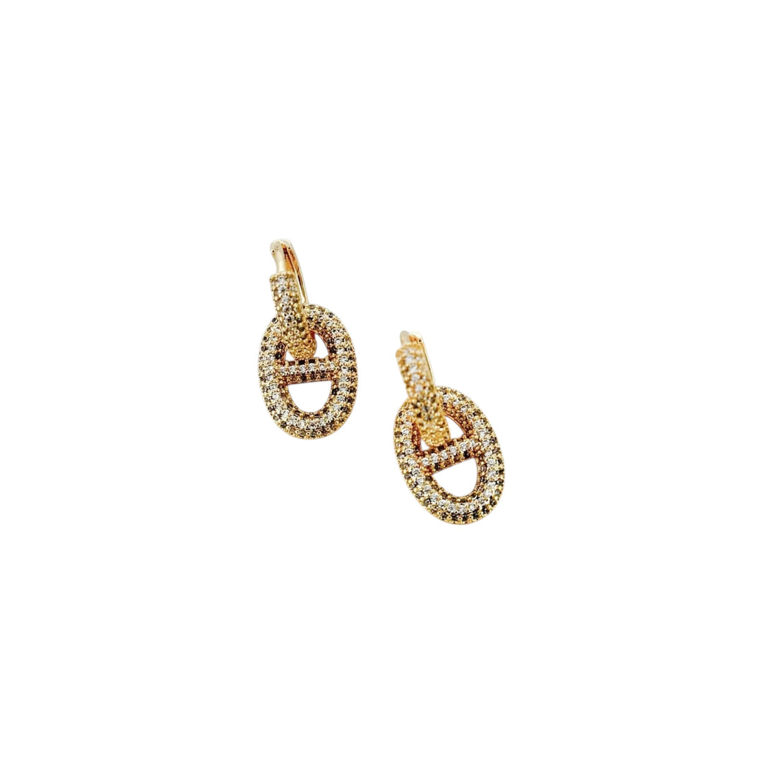Envy Diamonte Small Hoop Earring Gold