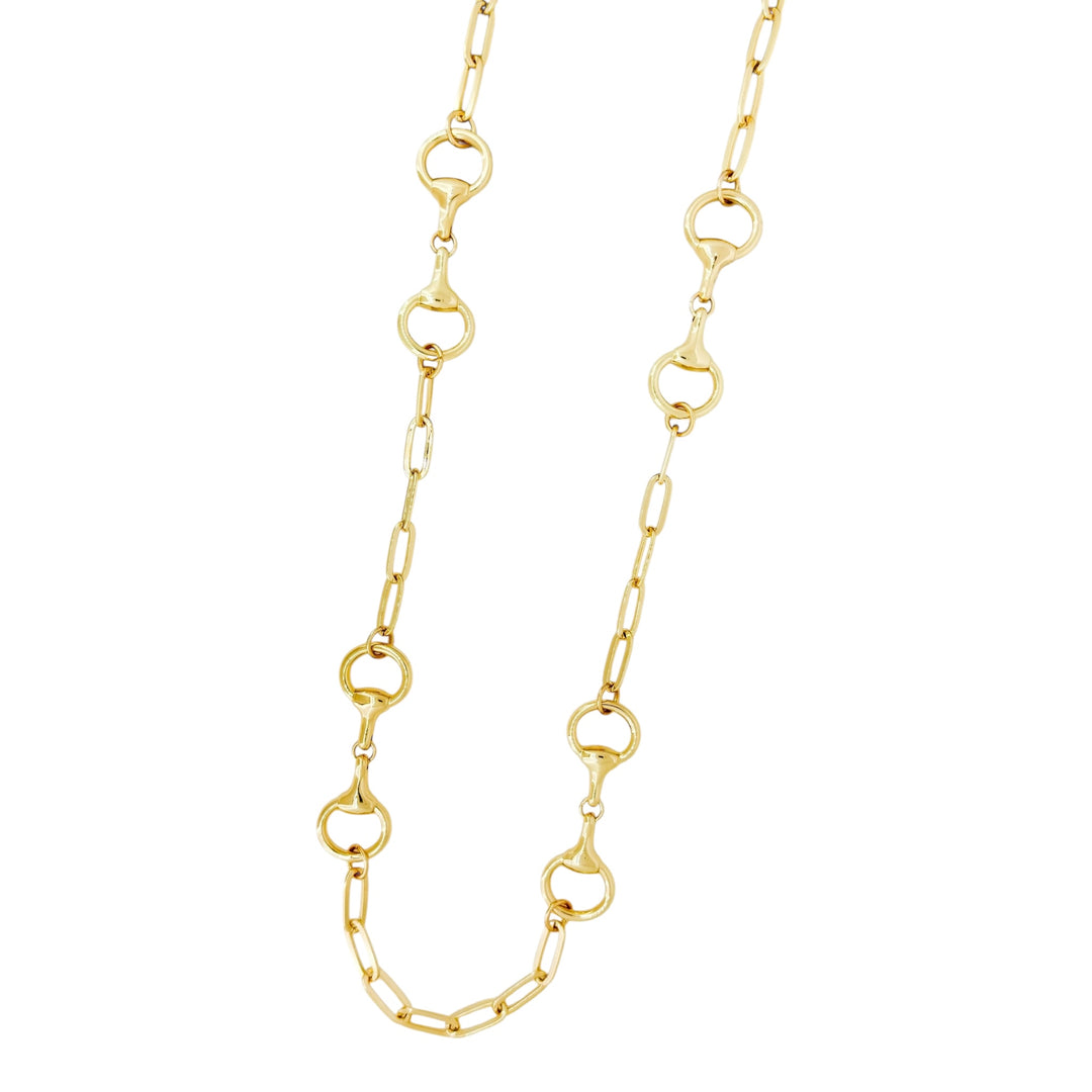 Envy Long Gold Chain Necklace