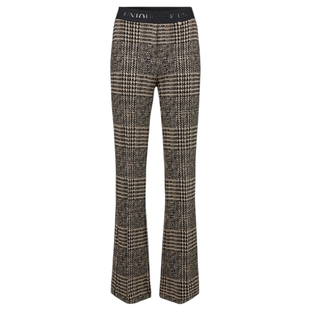 Robell Joella Trousers Brown Check