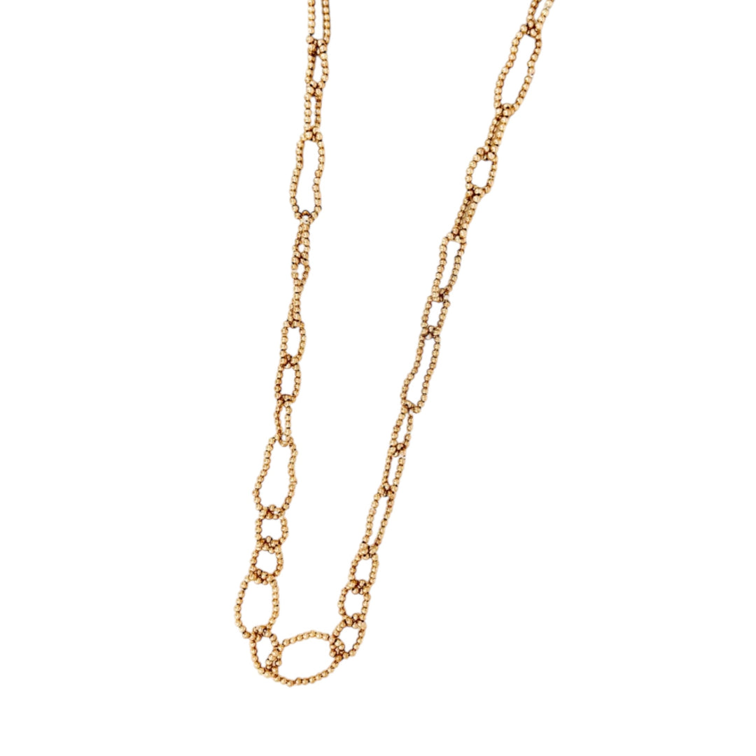 Envy Long Chain Link Necklace Gold