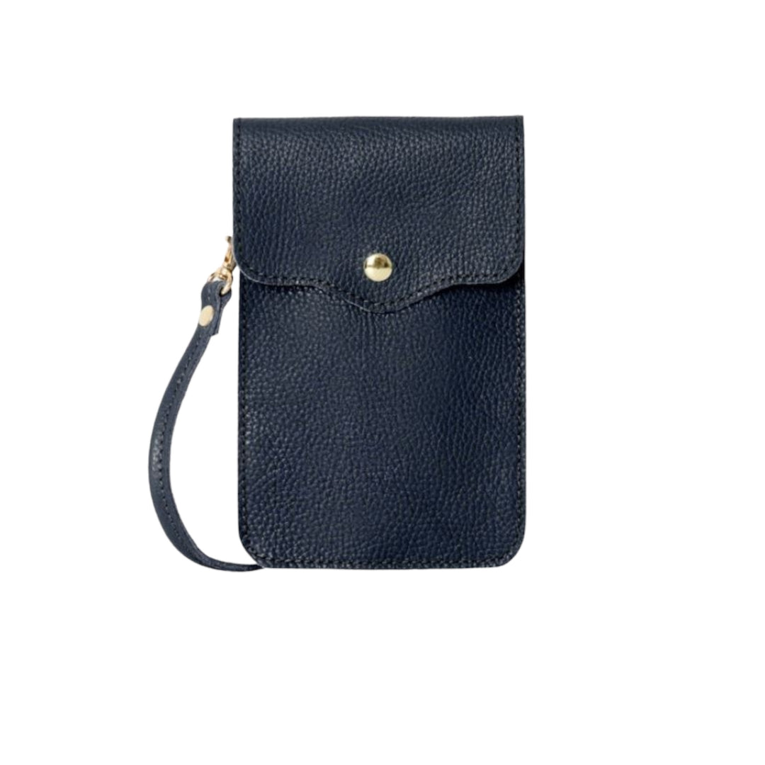 Italian-Leather-Cross-Body-Phone-Pouch-Navy