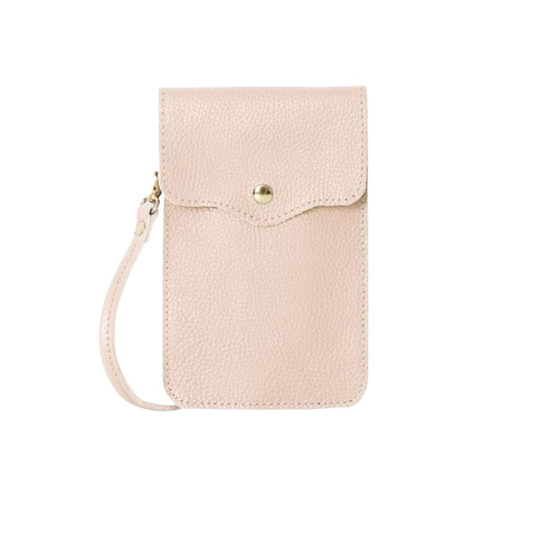 Italian-Leather-Cross-Body-Phone-Pouch-Smoke-Rose
