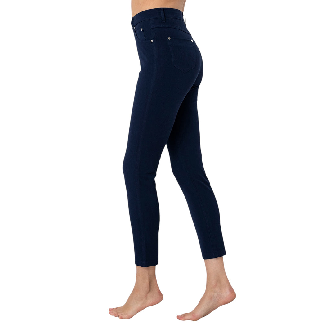 Marble High Waist Jean Navy