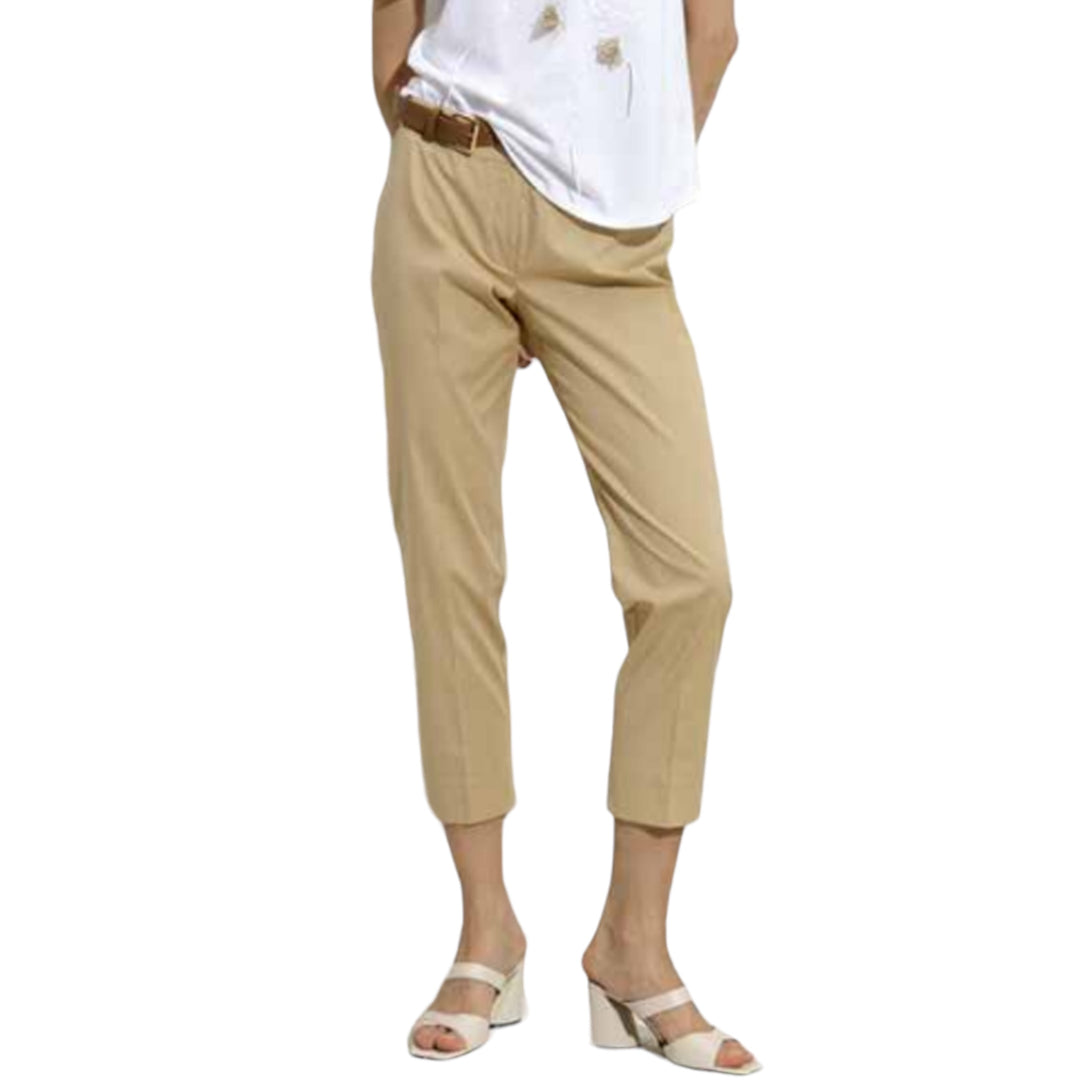 Maria Bellentani Cigarette Trousers Sand