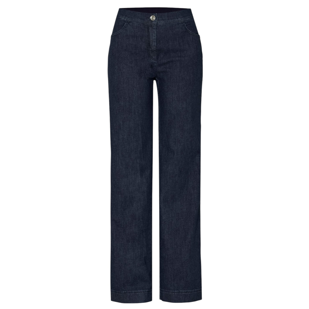 TONI Jenny Wide Leg Jean Rinsed Blue