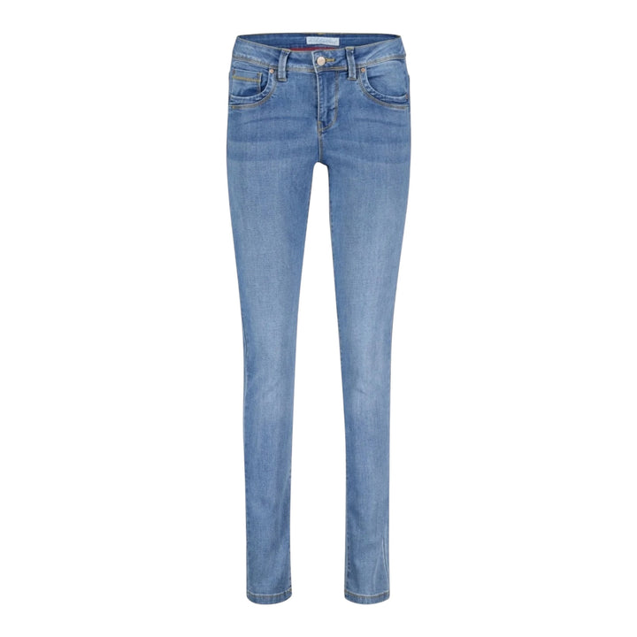 Red Button Jimmy Slim Leg Jean Light Blue Used