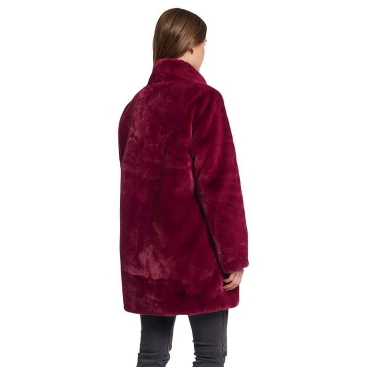 Rino & Pelle Nonna Faux Fur Coat Sugar Plum