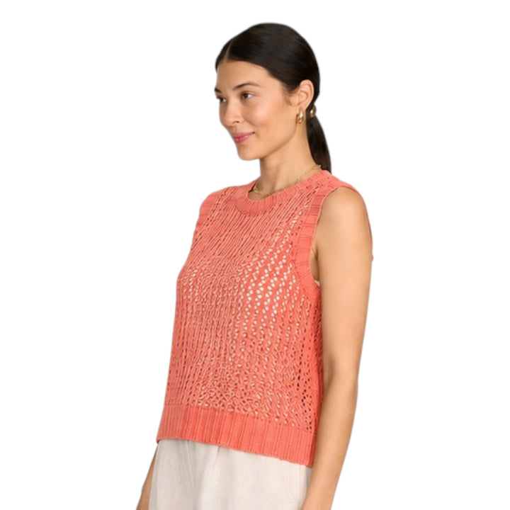 Foil Holey Chic Tank Blossom