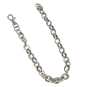 Dante Short Chunky Chain Necklace Silver