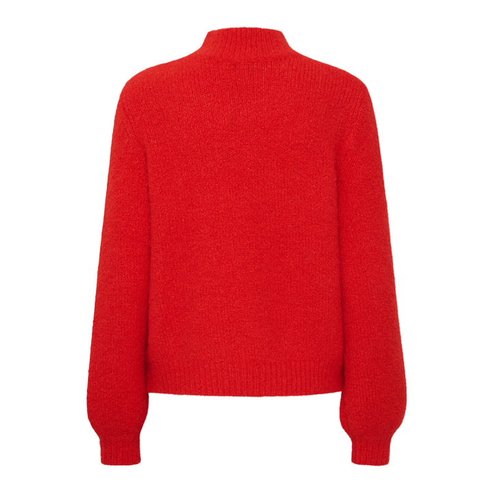 B Young Miller Short Sweater Haute Red Mix