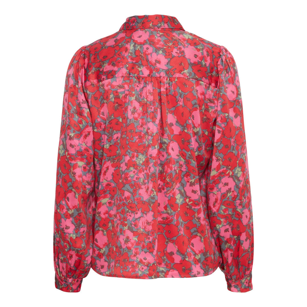 B Young Illura Shirt Asphalt Flower Mix