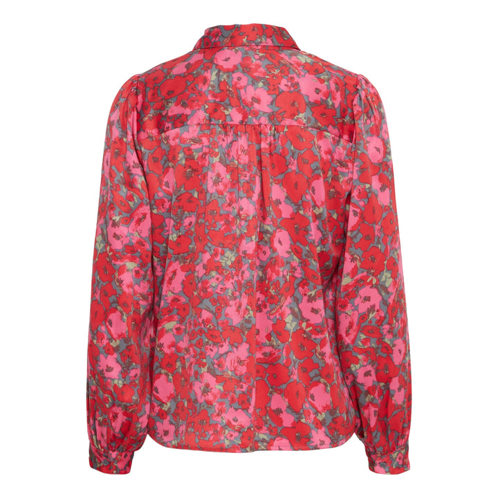 B Young Illura Shirt Asphalt Flower Mix