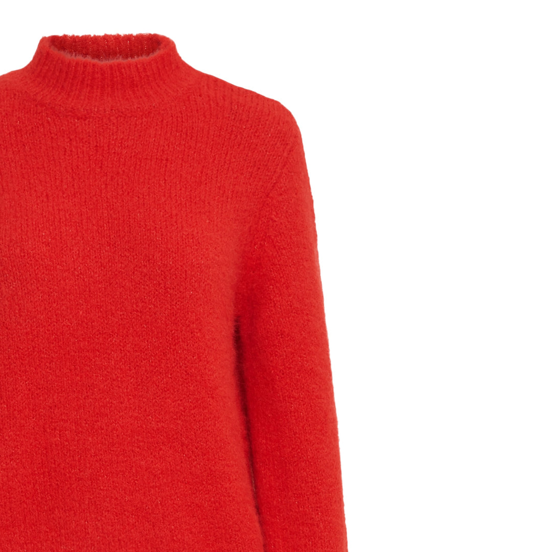 B Young Miller Short Sweater Haute Red Mix