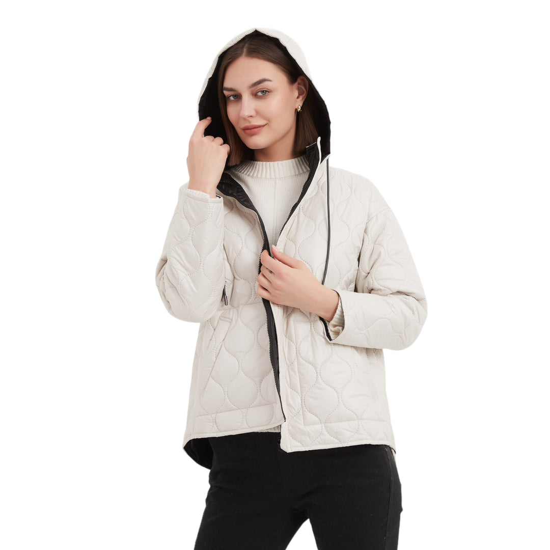 Tirelli Reversible Parka Cream/Black