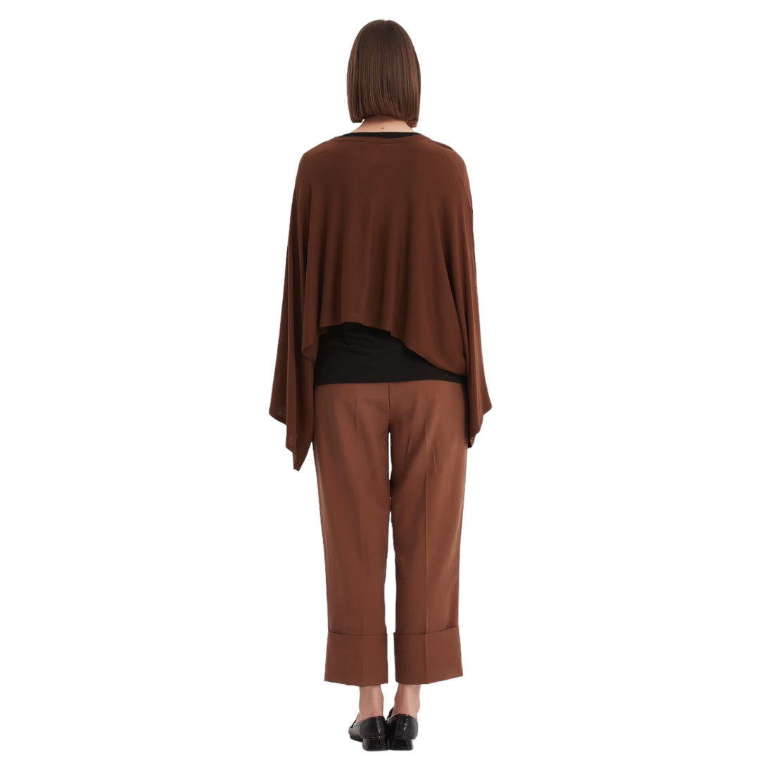 Tirelli Oversized Knit Layer Top Mocha