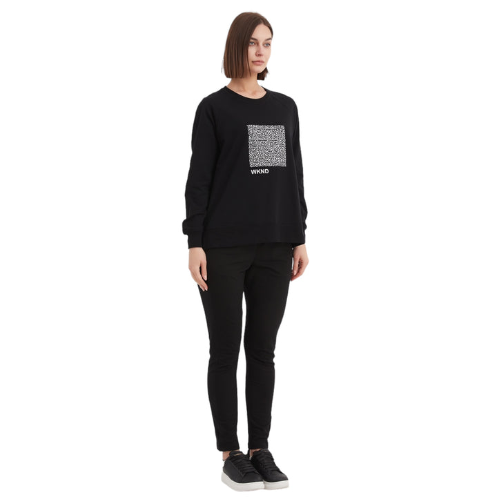 Tirelli Printed Sweatshirt Black