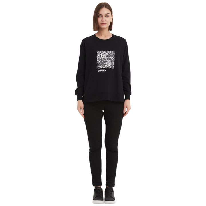 Tirelli Printed Sweatshirt Black