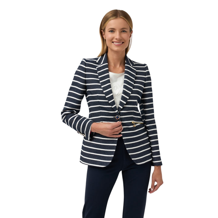 Tinta Style Casares Blazer Navy Stripe