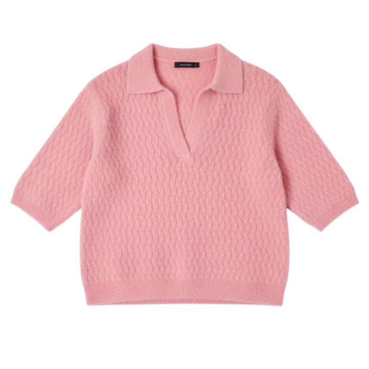 Rino & Pelle Moisa Open Neck Top Confetti Pink