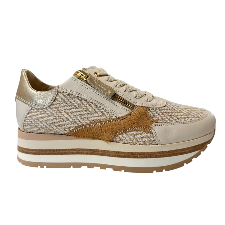 DL Sport Flatform Sneaker Cream