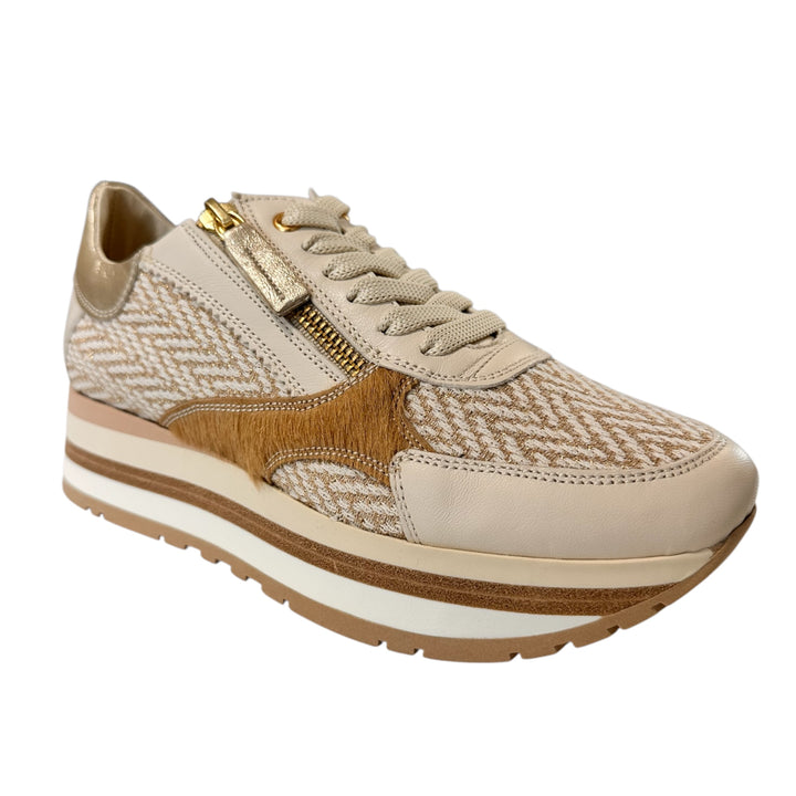 DL Sport Flatform Sneaker Cream
