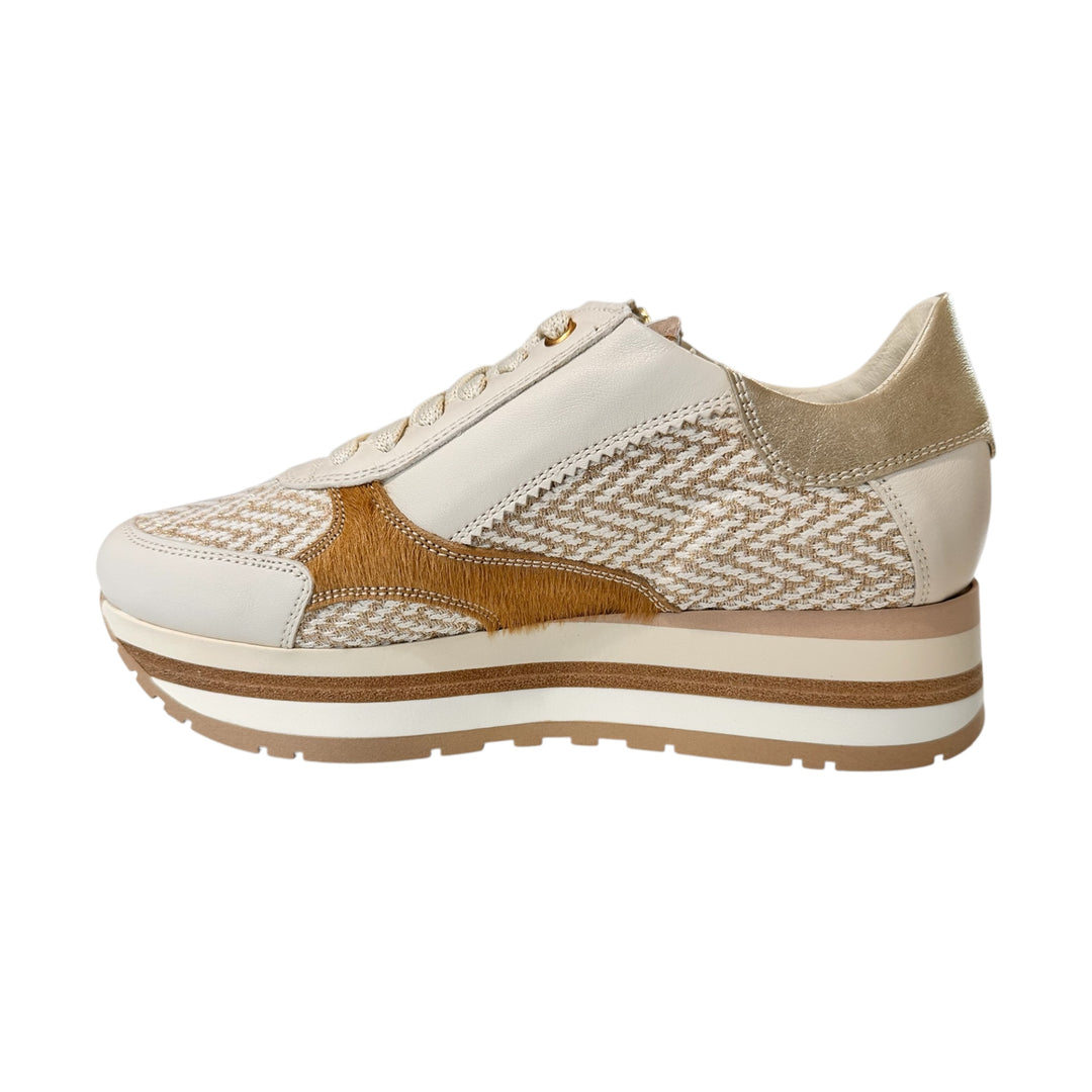 DL Sport Flatform Sneaker Cream