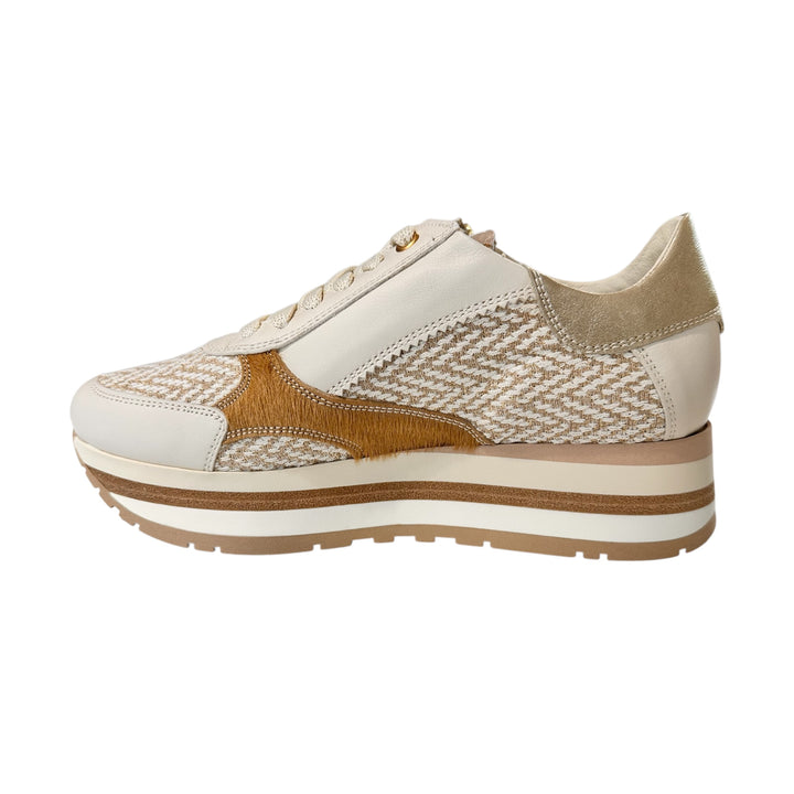 DL Sport Flatform Sneaker Cream