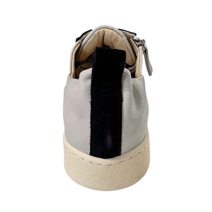 DL Sport Leather Light Blue Sneaker with Navy