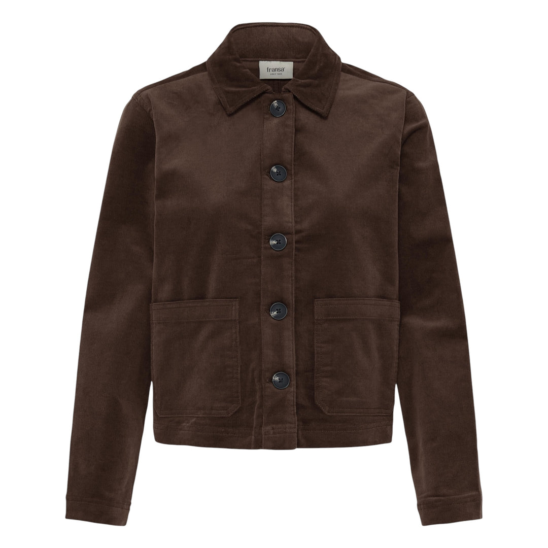 Fransa Tean Jacket Hot Fudge