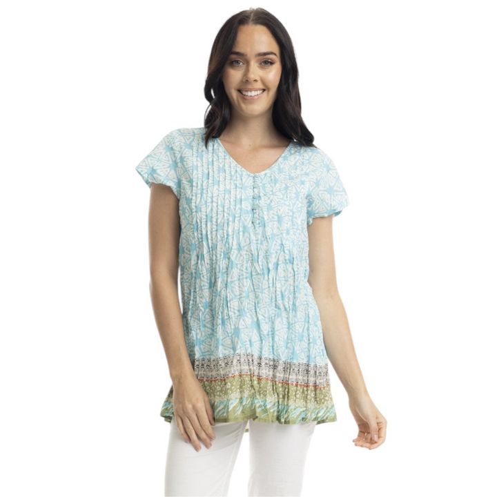 Orientique Algarve Pleated Top