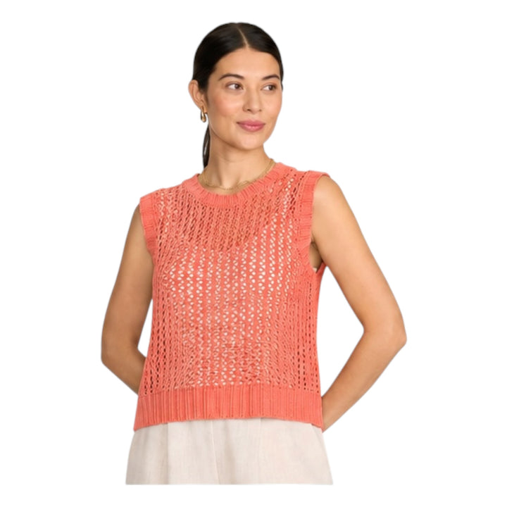 Foil Holey Chic Tank Blossom