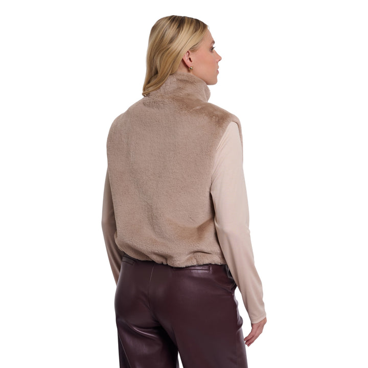 Rino & Pelle Nikki Short Waistcoat Oat