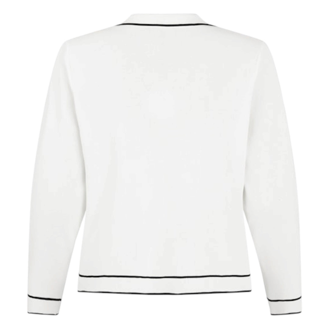 Sunday Cardigan with Collar Cream