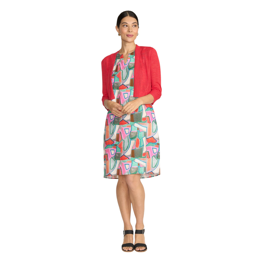 Foil Headliner Shrug Poppy Red