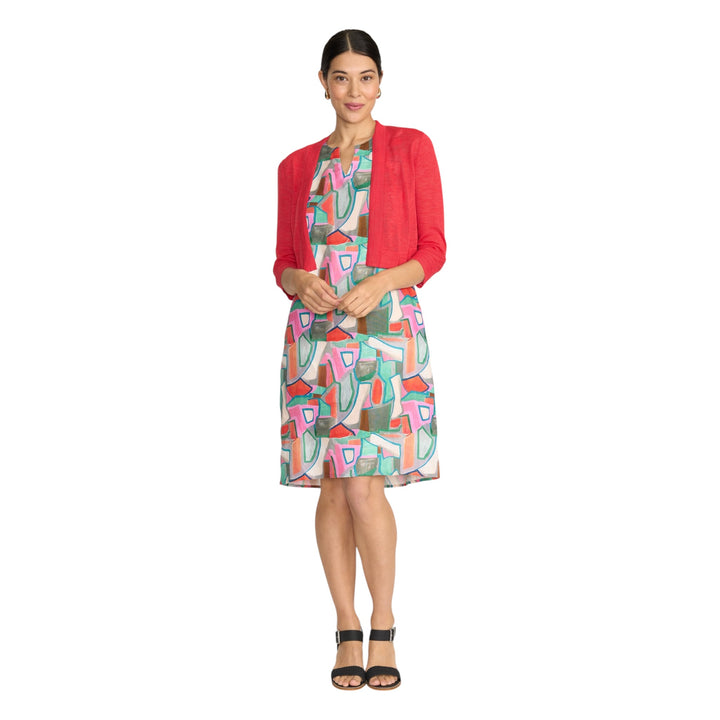 Foil Headliner Shrug Poppy Red