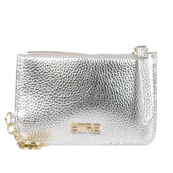 Etre Mia Metallic Card Holder Silver
