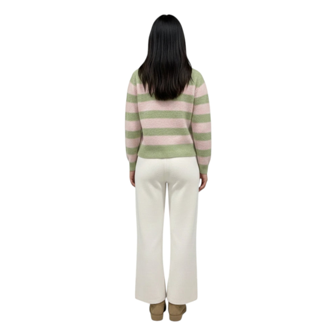 Alice Collins Emma Cardigan Waterlily/Powder Pink