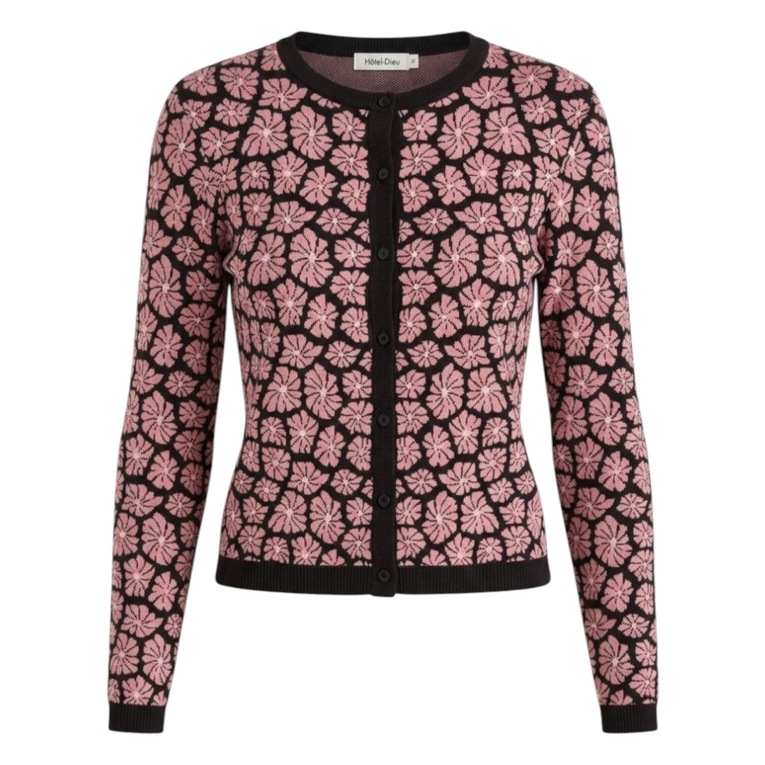 Alice Collins Joie Cardigan Chocolate Chip/Raspberry
